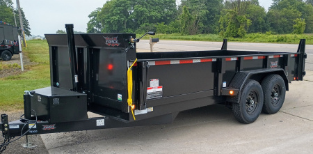 New 2025 Force 7x16TS5 14K Dump Trailer with Telescopic Cylinder