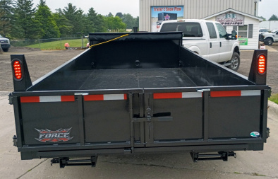 New 2025 Force 7x16TS5 14K Dump Trailer with Telescopic Cylinder