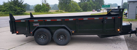 New 2025 Force 7x16TS5 14K Dump Trailer with Telescopic Cylinder