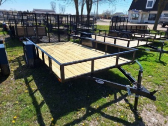 New 2025 AMO 6X12 Landscape Trailer
