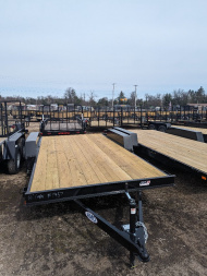 New 2025 AMO 82 X16' 1 BRAKE Car Hauler Trailer