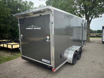 New 2025 US CARGO 7 X 16 Cargo / Enclosed Trailer with 6ft 6in Screwless Exterior