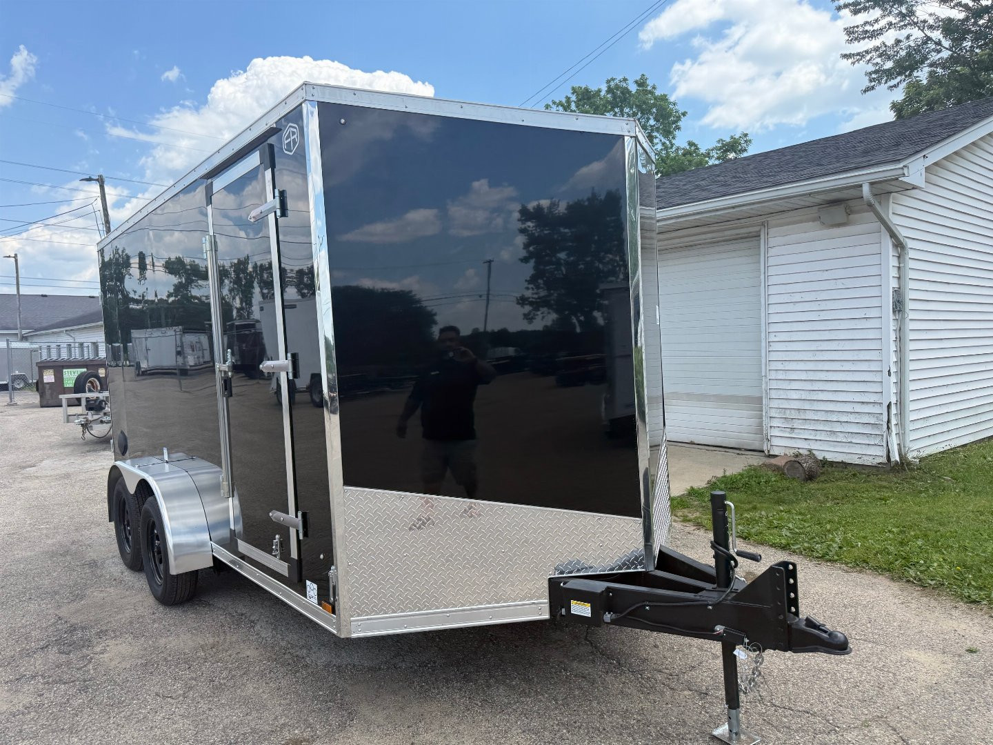 New 2025 US CARGO 7 X 14 Cargo / Enclosed Trailer with 6ft 6in Screwless Exterior with Ramp