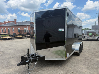 New 2025 US CARGO 7 X 14 Cargo / Enclosed Trailer with 6ft 6in Screwless Exterior with Ramp