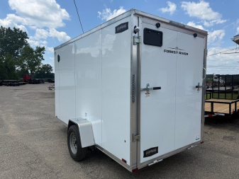New 2025 6 X 12 Lightning ALL ALUMINUM Enclosed Trailer with 6ft Interior with ramp