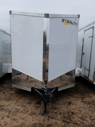 New 2025 Stealth Trailers 6X12 ENCLOSED WHITE W/RAMP Cargo / Enclosed Trailer