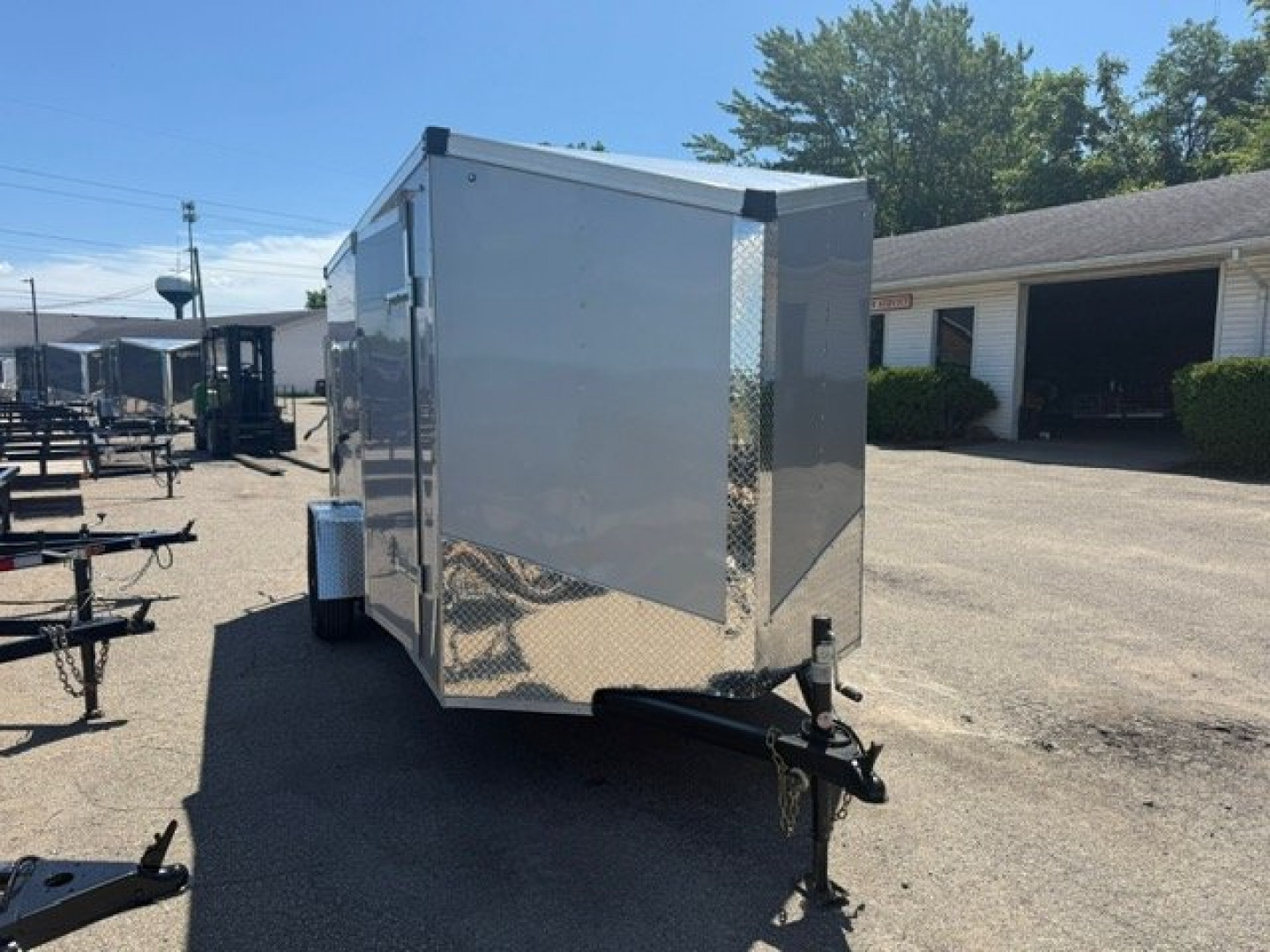 New 2025 6 x 12 Stealth Enclosed Trailer with Ramp