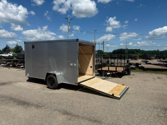 New 2025 6 x 12 Stealth Enclosed Trailer with Ramp