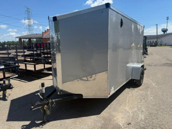 New 2025 6 x 12 Stealth Enclosed Trailer with Ramp