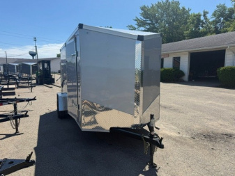 New 2025 6 x 12 Stealth Enclosed Trailer with Ramp