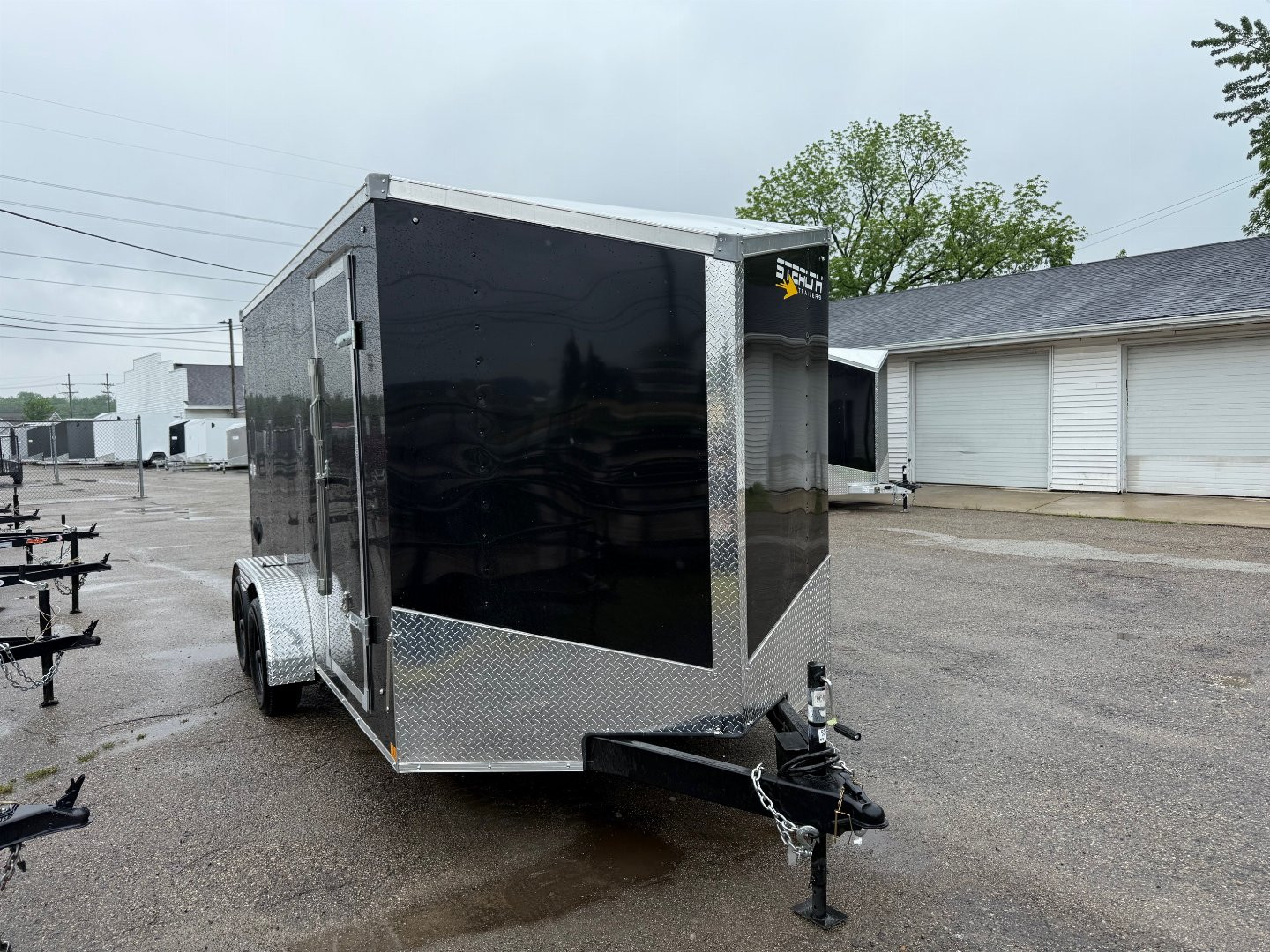 New 2025 Stealth 7 X 14 Cargo / Enclosed Trailer with Ramp Door and 6ft 6in interior Height