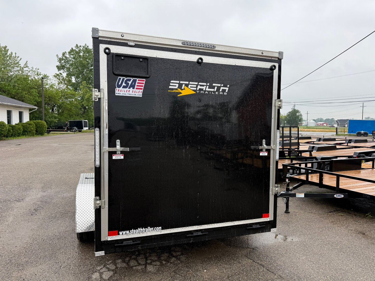 New 2025 Stealth 7 X 14 Cargo / Enclosed Trailer with Ramp Door and 6ft 6in interior Height