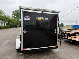 New 2025 Stealth 7 X 14 Cargo / Enclosed Trailer with Ramp Door and 6ft 6in interior Height