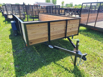 New 2025 AMO 76x14 High Woodside Utility Trailer