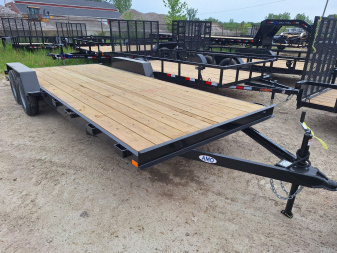 New 2025 AMO 82x20 Tandem Axle Car Hauler Rear Axle Brake