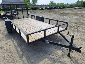 New 2025 AMO 76x14 Lowside Landscape Trailer