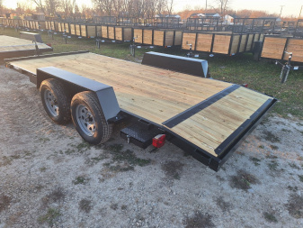 New 2025 AMO 82x18 Car Hauler 1 Axle Brake