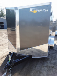 New 2025 Stealth Trailers 7x14 charcoal w/ramp 6ft 6in Cargo / Enclosed Trailer