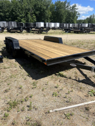 New 2025 AMO 18' 1- BRAKE CAR HAULER TRAILER