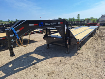 New 2025 Load Trail 102x32 Deck Over Gooseneck Trailer W/ Max Ramps