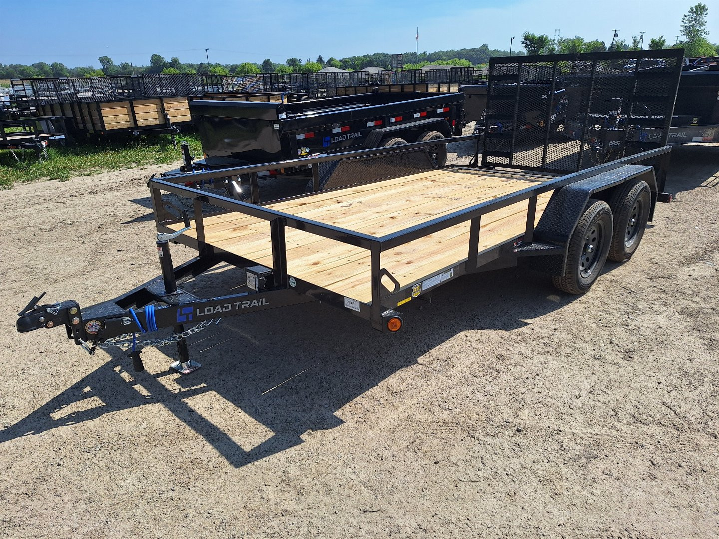 New 2025 Load Trail 83x14 Lowside Landscape Trailer w/ 2' dove