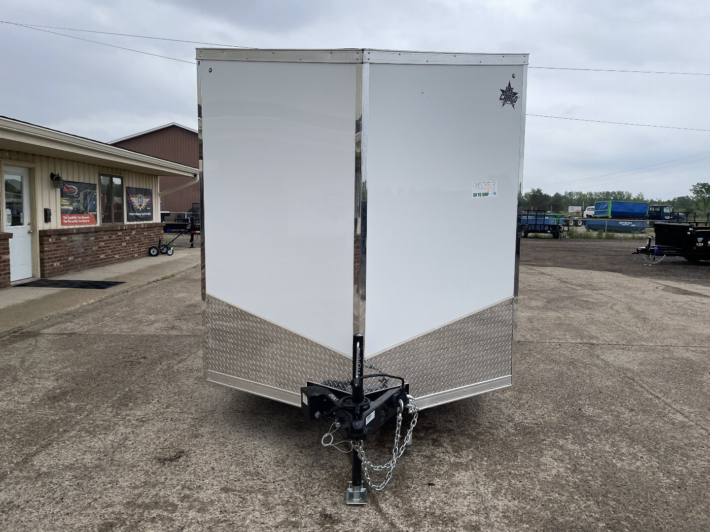 New 2025 US CARGO Scout 7x16 +6" V-Nose Barn Door w/Options Cargo / Enclosed Trailer