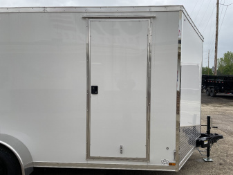 New 2025 US CARGO Scout 7x16 +6" V-Nose Barn Door w/Options Cargo / Enclosed Trailer