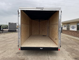 New 2025 US CARGO Scout 7x16 +6" V-Nose Barn Door w/Options Cargo / Enclosed Trailer