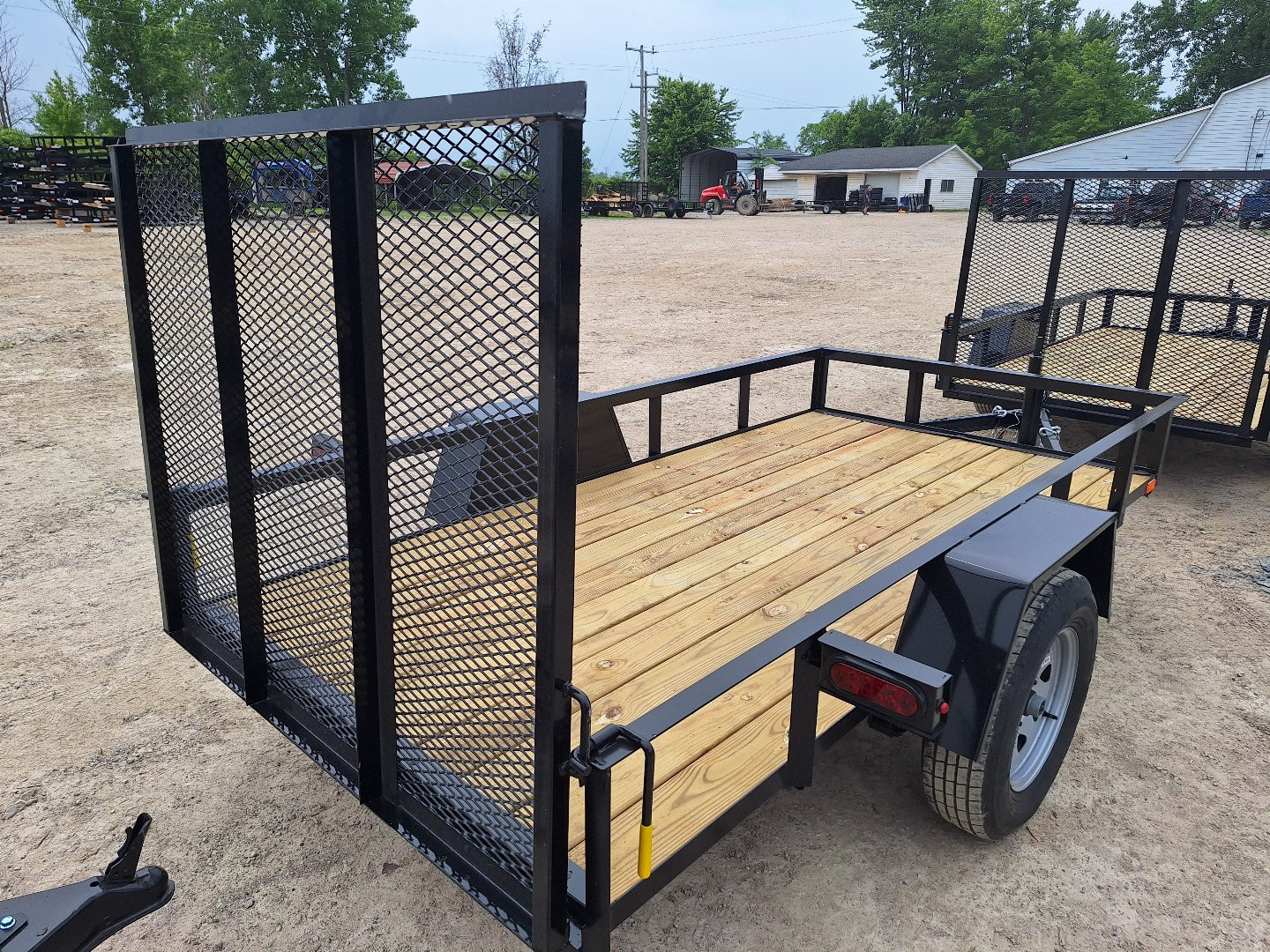 New 2025 AMO 5x10 Lowside Landscape Trailer W/ Led Lights