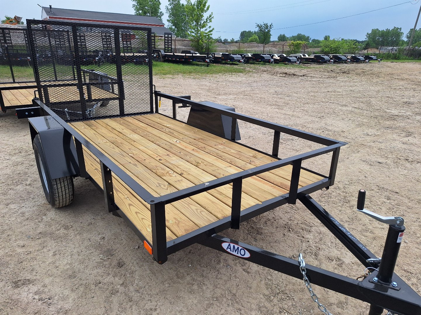 New 2025 AMO 5x10 Lowside Landscape Trailer W/ Led Lights