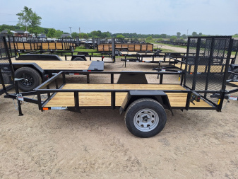 New 2025 AMO 5x10 Lowside Landscape Trailer W/ Led Lights
