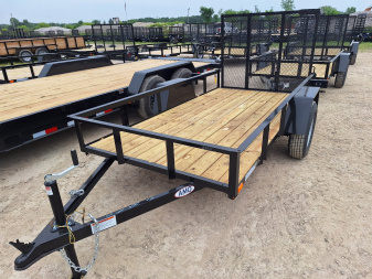 New 2025 AMO 5x10 Lowside Landscape Trailer W/ Led Lights