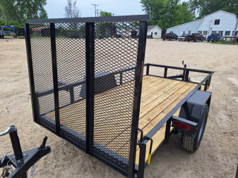 New 2025 AMO 5x10 Lowside Landscape Trailer W/ Led Lights