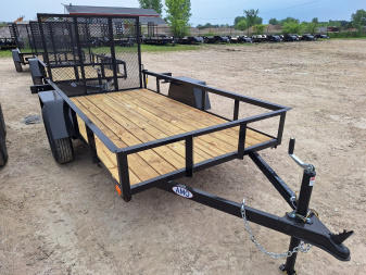 New 2025 AMO 5x10 Lowside Landscape Trailer W/ Led Lights