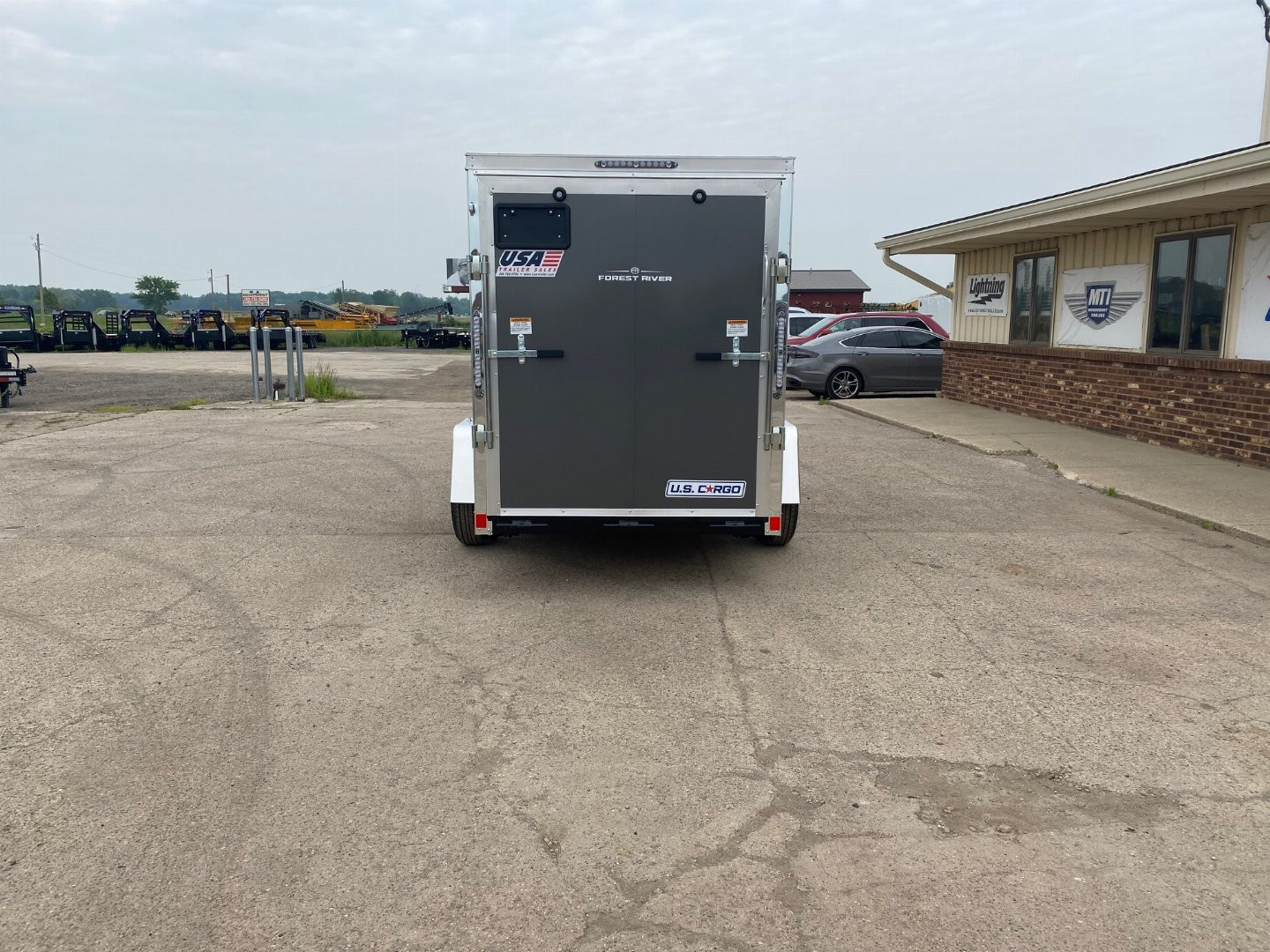 New 2026 US CARGO Scout 5x10 V-Nose Ramp Door +6" Cargo / Enclosed Trailer