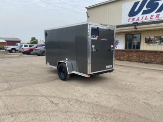 New 2026 US CARGO Scout 5x10 V-Nose Ramp Door +6" Cargo / Enclosed Trailer