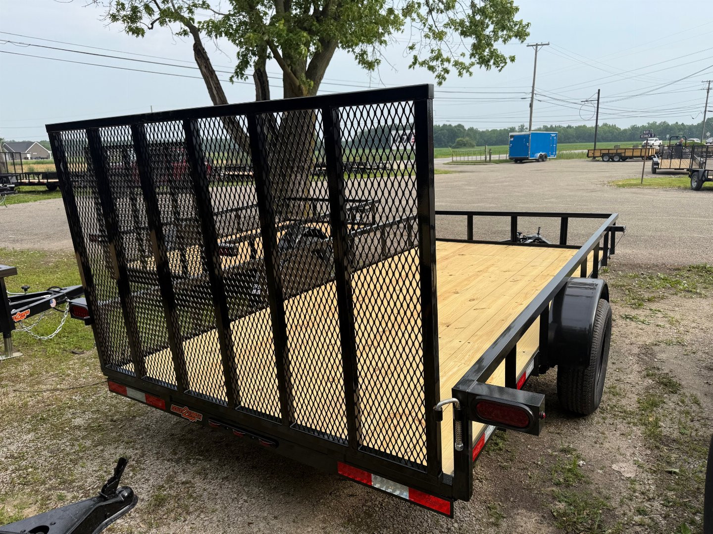 New 2025 Down 2 Earth Trailers 76x14 Lowside Landscape Trailer