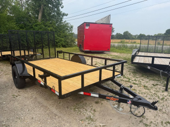New 2025 Down 2 Earth Trailers 76x12 Lowside Landscape Trailer