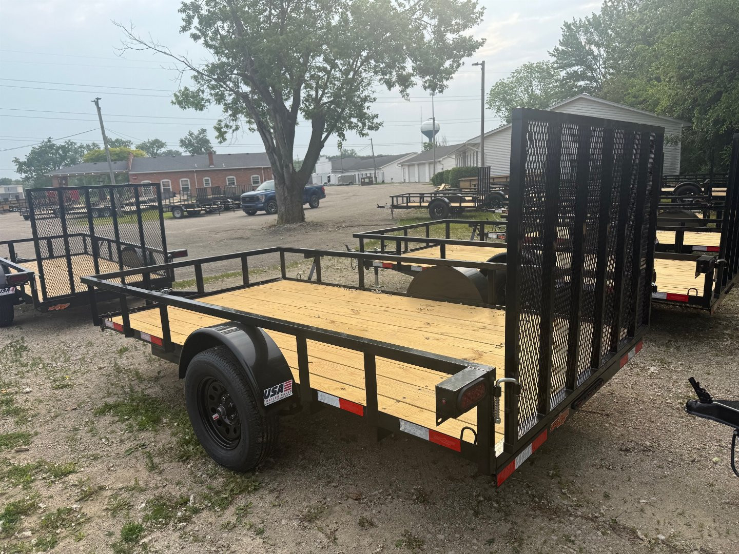 New 2025 Down 2 Earth Trailers 76x12 Lowside Landscape Trailer