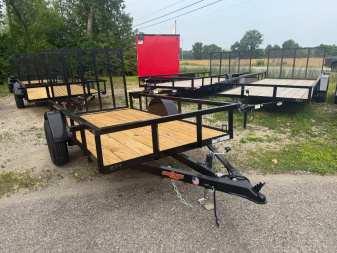 New 2025 Down 2 Earth Trailers 76x12 Lowside Landscape Trailer