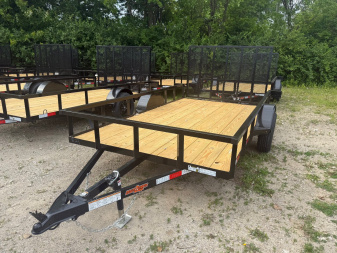 New 2025 Down 2 Earth Trailers 76x12 Lowside Landscape Trailer