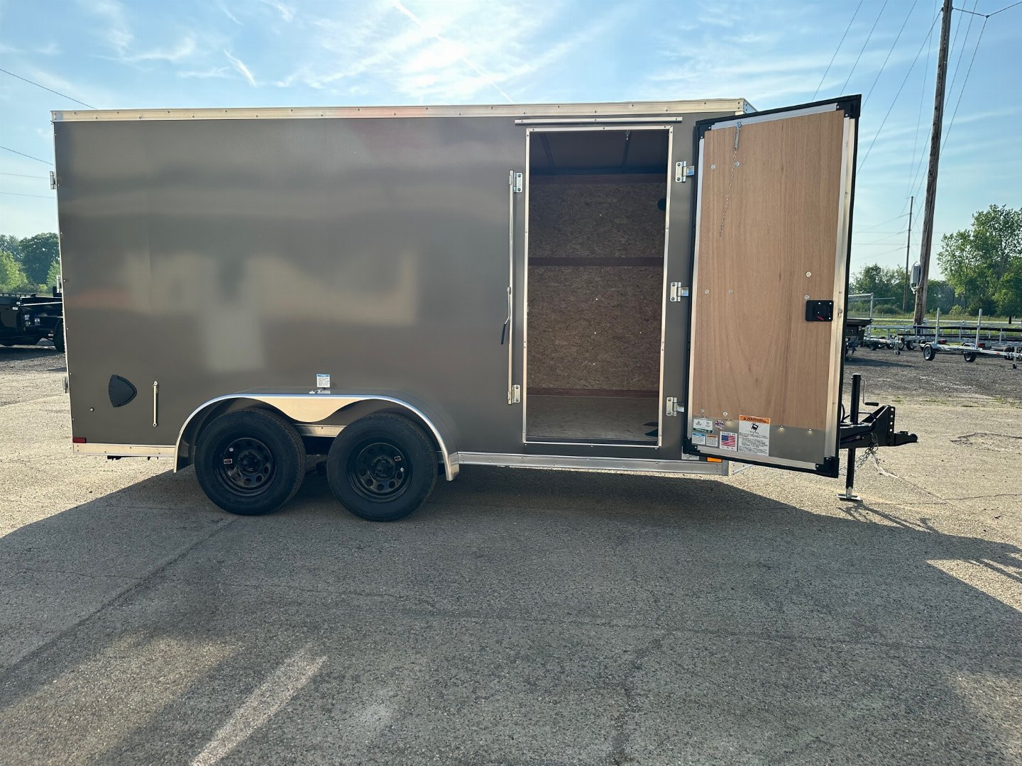 New 2025 US CARGO Scout 7x14 +6" V-Nose Barn Door w/Options Cargo / Enclosed Trailer