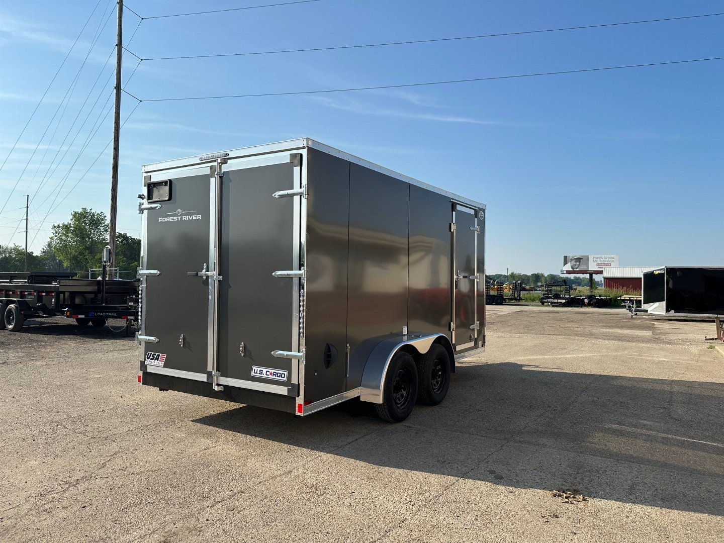 New 2025 US CARGO Scout 7x14 +6" V-Nose Barn Door w/Options Cargo / Enclosed Trailer