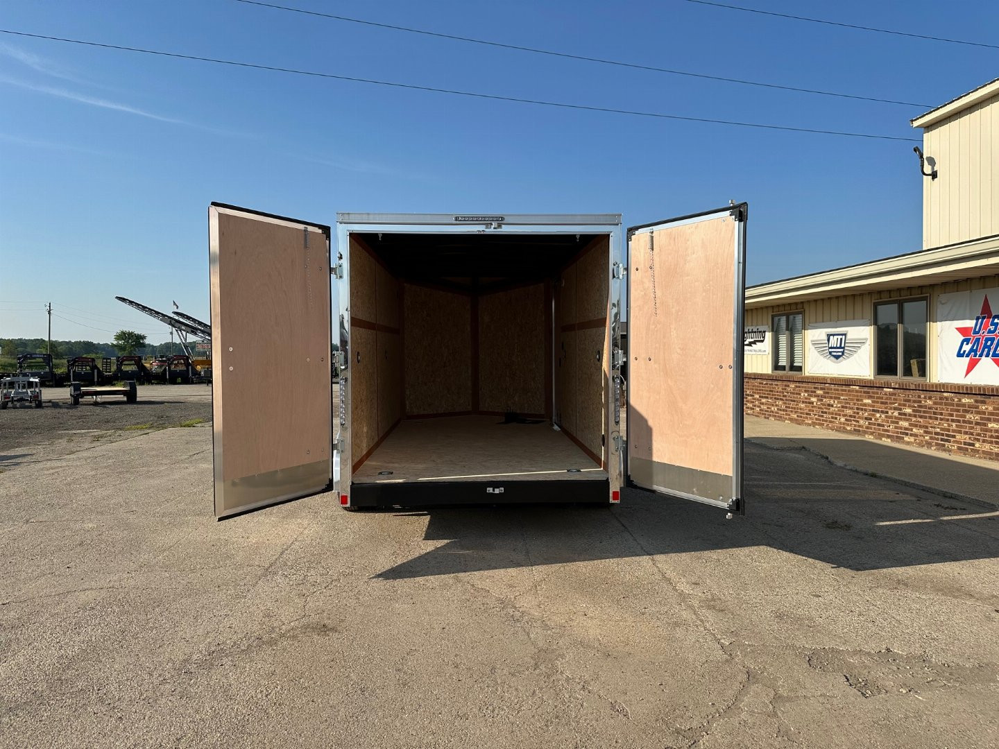 New 2025 US CARGO Scout 7x14 +6" V-Nose Barn Door w/Options Cargo / Enclosed Trailer