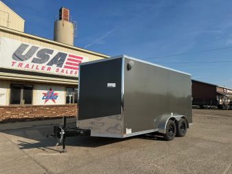 New 2025 US CARGO Scout 7x14 +6" V-Nose Barn Door w/Options Cargo / Enclosed Trailer