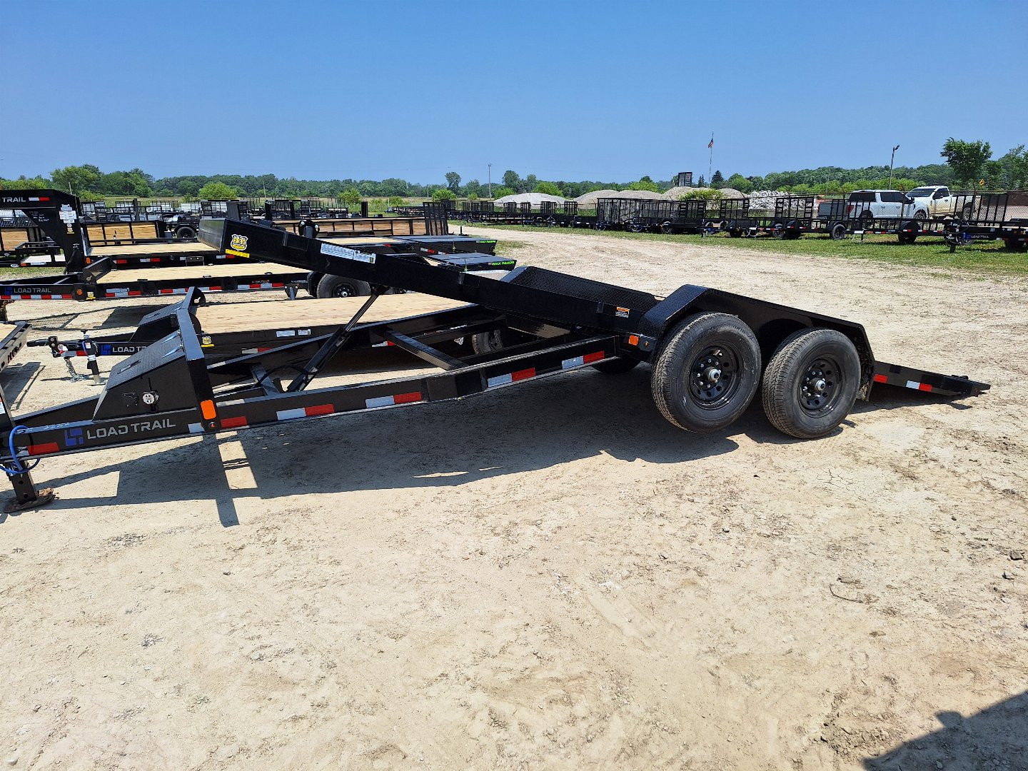 New 2025 Load Trail 83x20 Power Tilt 14K Car Hauler