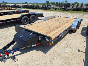 New 2025 Load Trail 83x18 Car Hauler W/ Sport Box