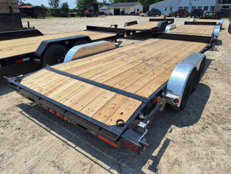 New 2025 Load Trail 83x18 Car Hauler W/ Sport Box