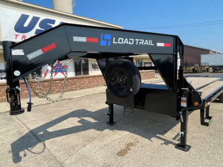 New 2025 LOAD TRAIL 102X25 Standard Gooseneck 14k Trailer w/Max Ramps - OLD STOCK