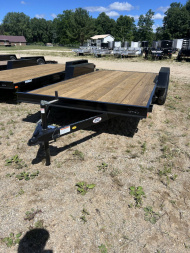 New 2024 AMO 18' 1- BRAKE CAR HAULER TRAILER